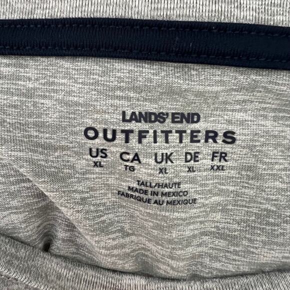 Lands End Outfitters Mens Tee Size XL Gray Short Sleeve AT&T Logo Graphic - Picture 4 of 5